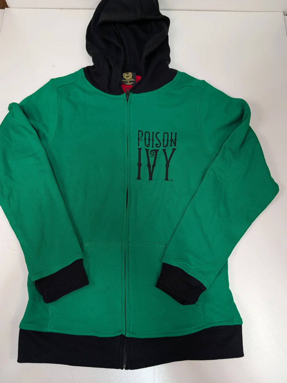 DC Poison IVY Harley Quinn Reversible Hoodie Medium